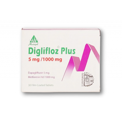 DIGLIFLOZ PLUS 5 / 1000 MG ( DAPAGLIFLOZIN / METFORMIN ) 30 FILM-COATED TABLETS